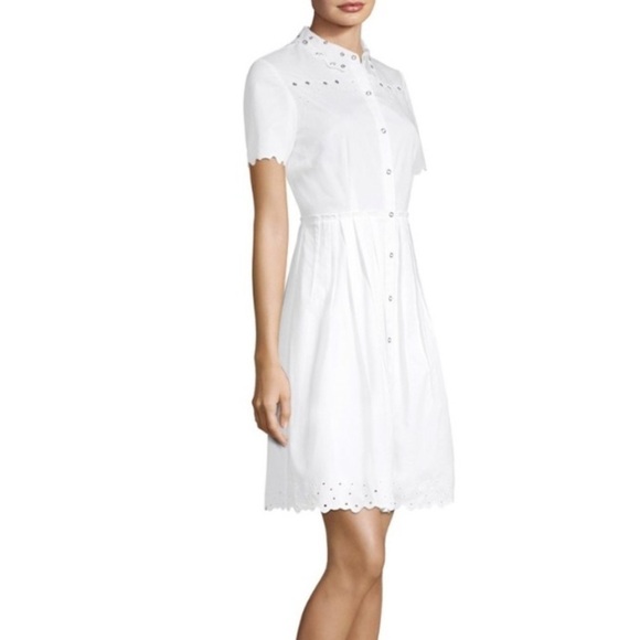 [Elie Tahari] Flattering Fit & Flare Shirt Dress - Picture 1 of 6